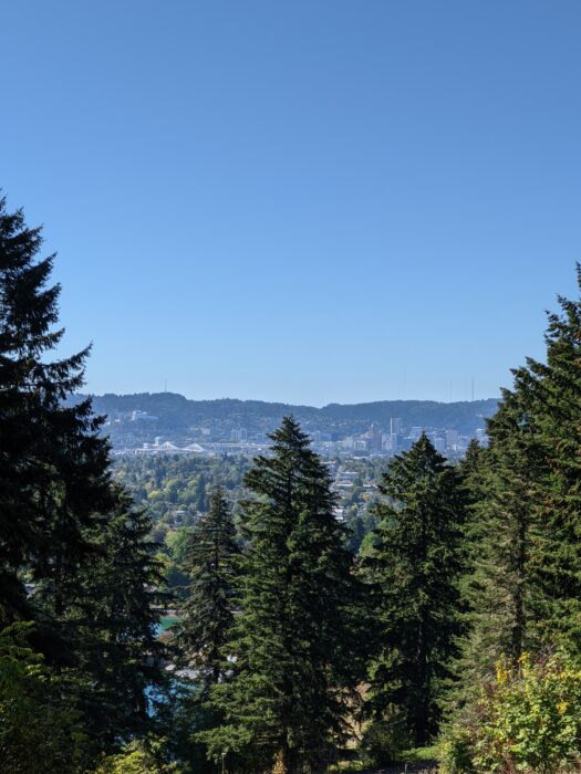 Downtown Portland from Mount Tabor